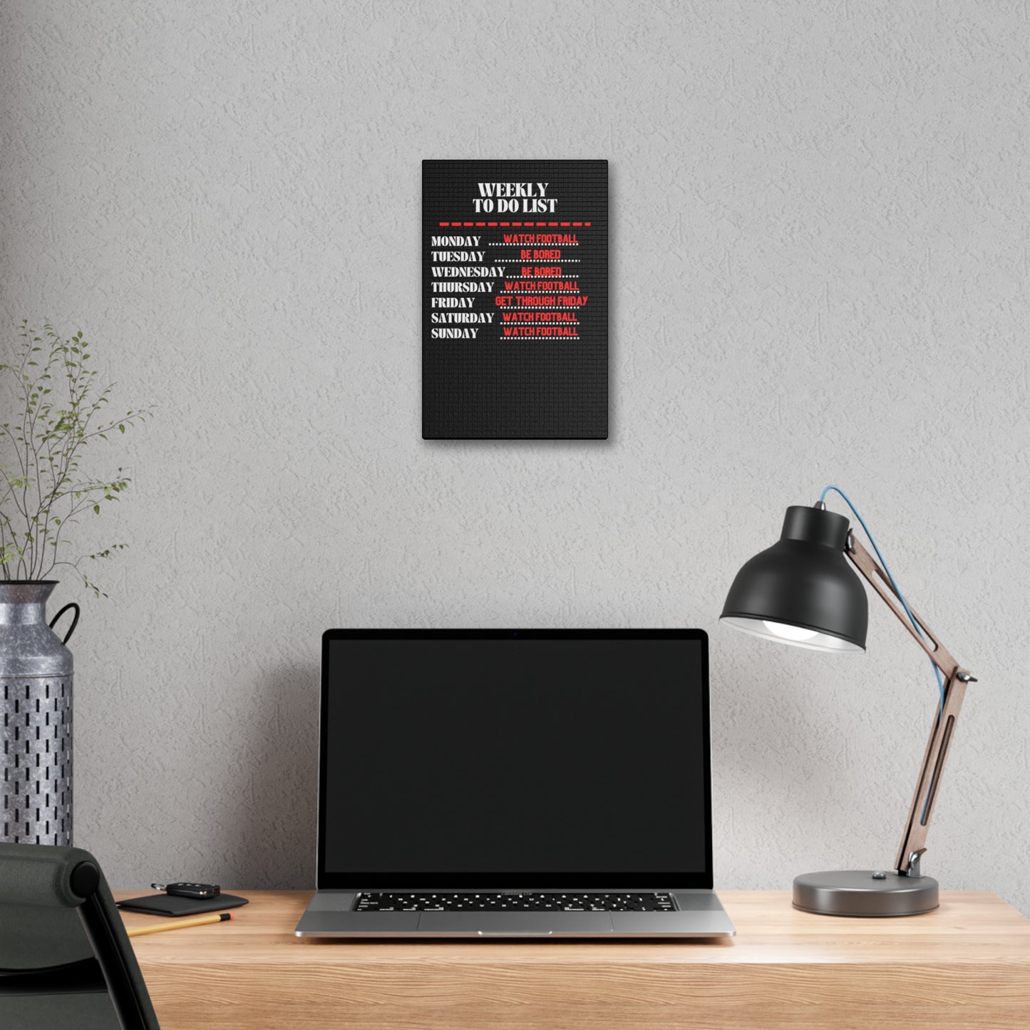 WEEKLY TO DO LIST CANVAS