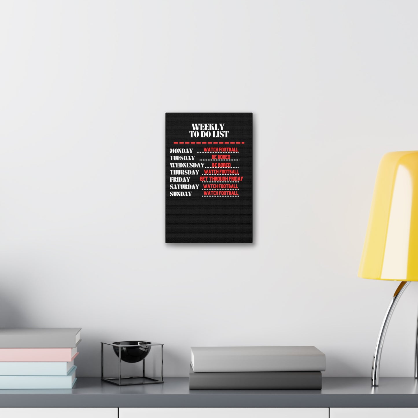 WEEKLY TO DO LIST CANVAS