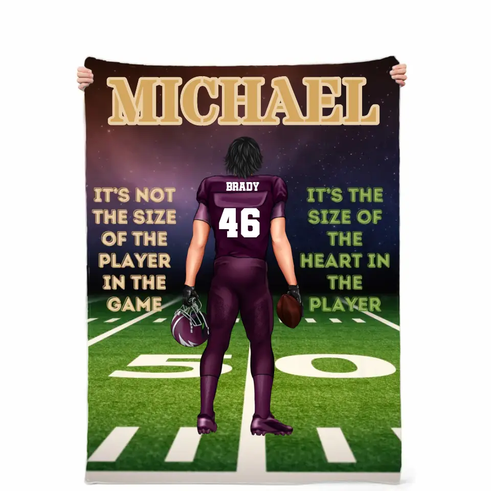 Football Player Blanket
