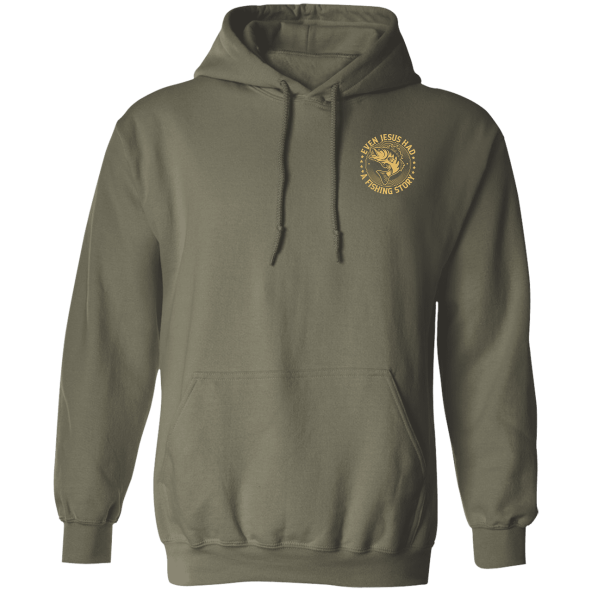Even Jesus had a fishing Story- Hoodie