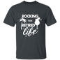 ROCKING THE RETIRED LIFE-TALL GLASS T-SHIRT