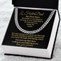 TO MY FOSTER DAD- MY HERO- CUBAN LINK CHAIN