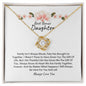 BEST BONUS DAUGHTER -FATE WAS BROUGHT US TOGETHER- LOVE KNOT NECKLACE