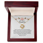 BEST BONUS DAUGHTER -FATE WAS BROUGHT US TOGETHER- LOVE KNOT NECKLACE