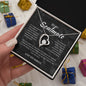 TO MY SOULMATE - IF I HAD ONE WISH - LOVE HEART NECKLACE