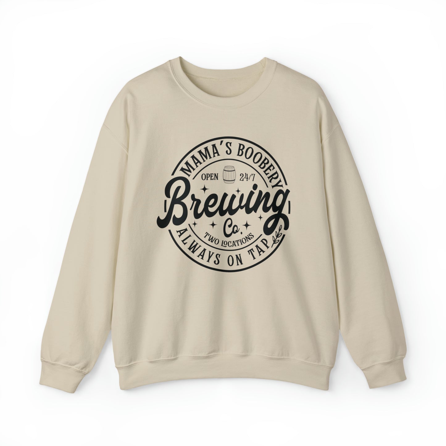 Mama'a BOOBERY Brewing Co. - Heavy Blend™ Crewneck Sweatshirt