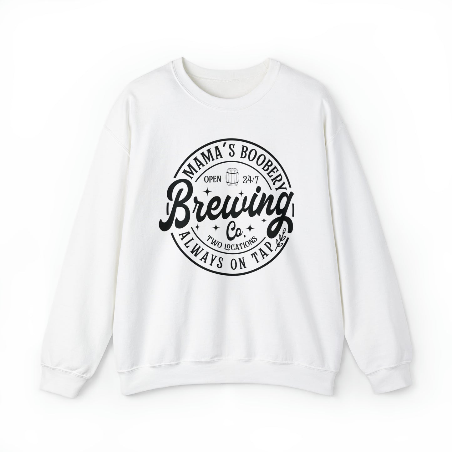 Mama'a BOOBERY Brewing Co. - Heavy Blend™ Crewneck Sweatshirt