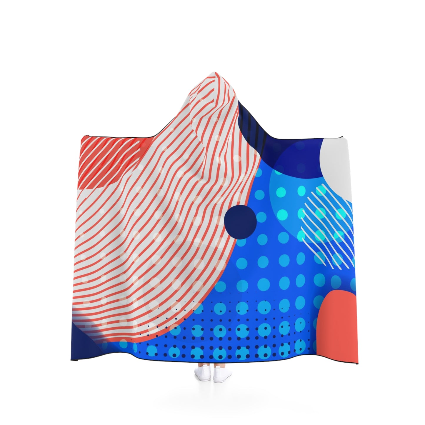 Abstract Hooded Blanket