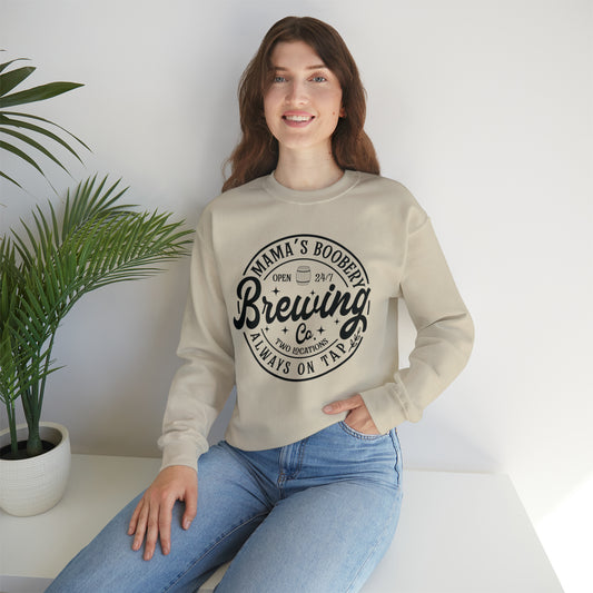 Mama'a BOOBERY Brewing Co. - Heavy Blend™ Crewneck Sweatshirt