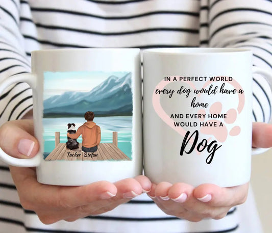 Personalized Man or Woman Pet Mug