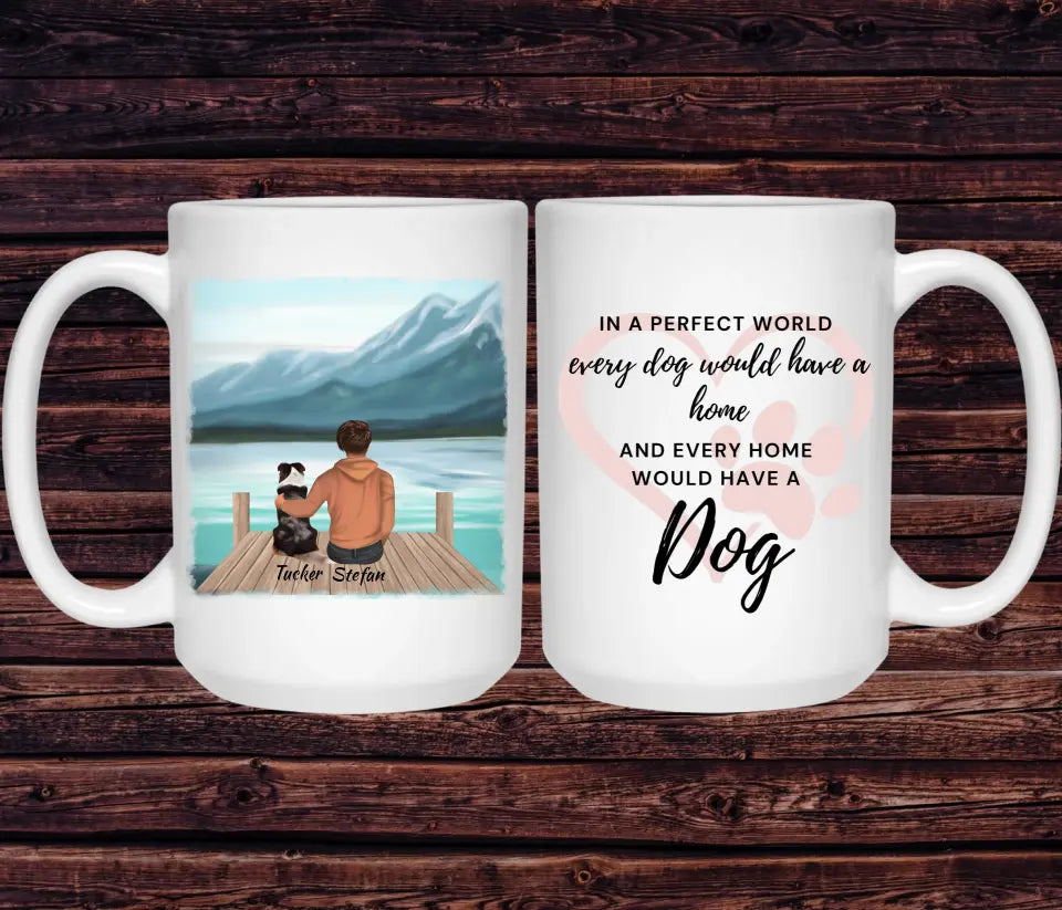 Personalized Man or Woman Pet Mug