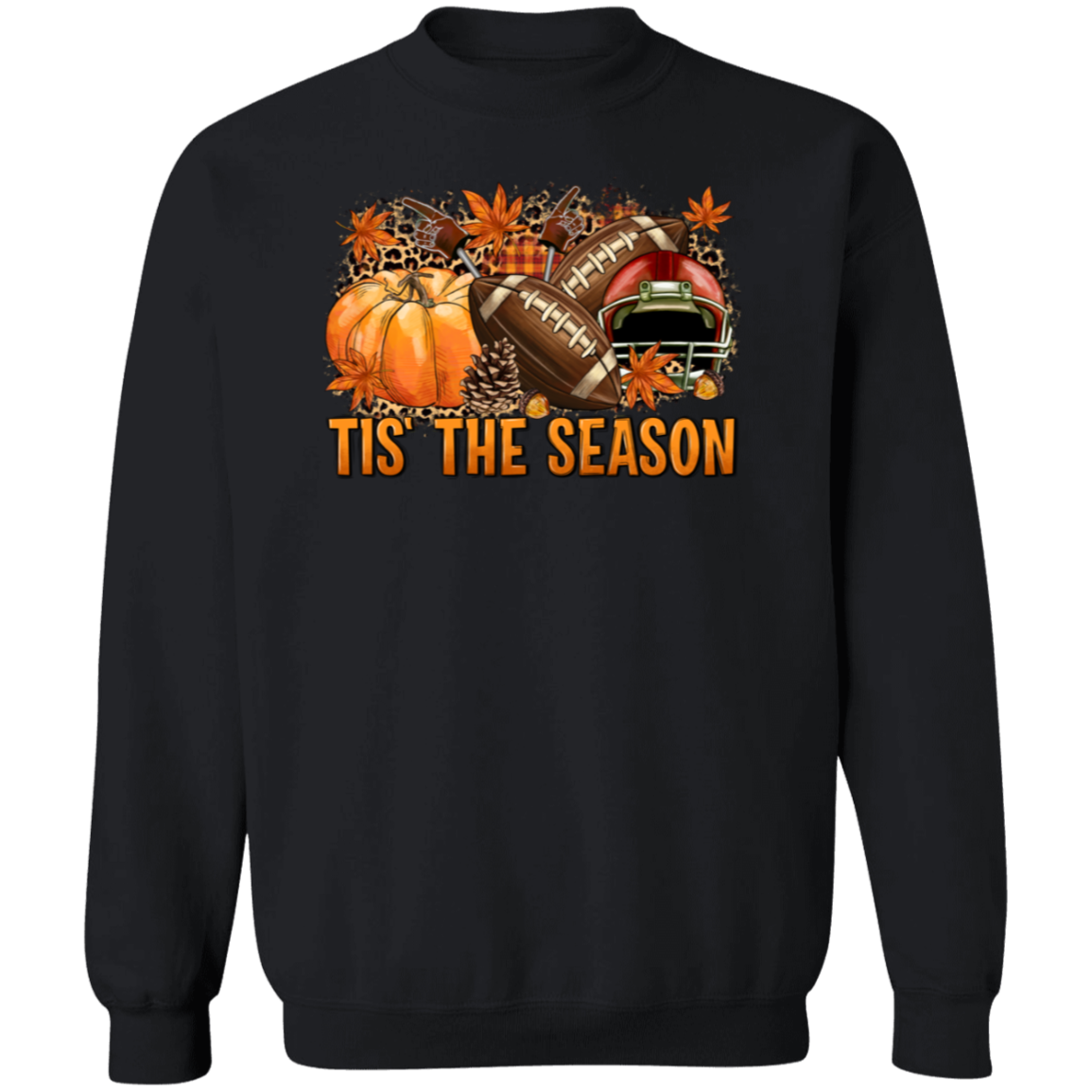 TIs The Season-Football Fall Pumpkin SweatShirt