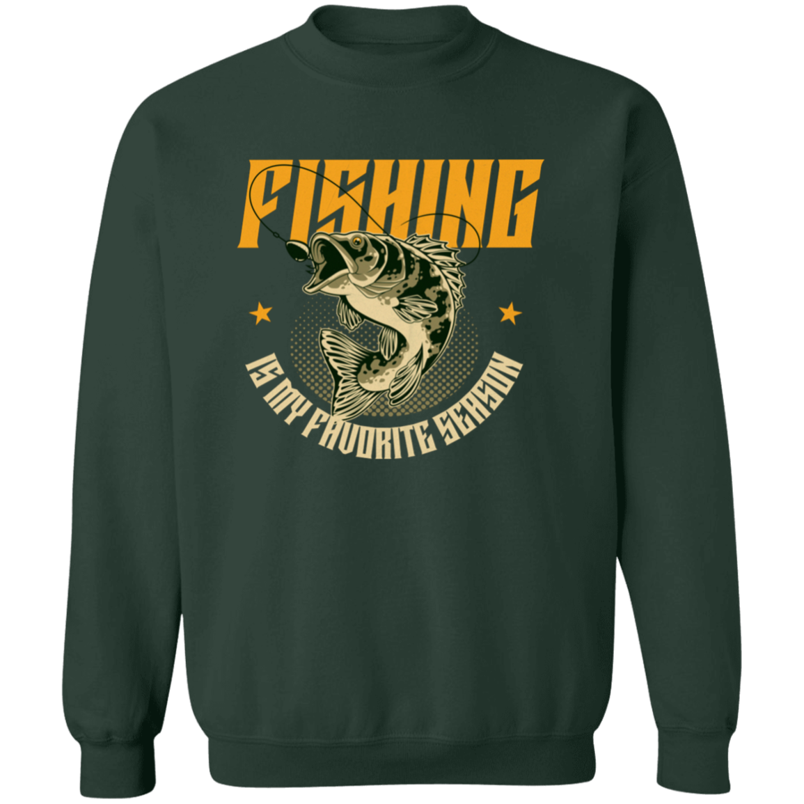 Fishing is my Favorite Season- Crew Neck Sweatshirt