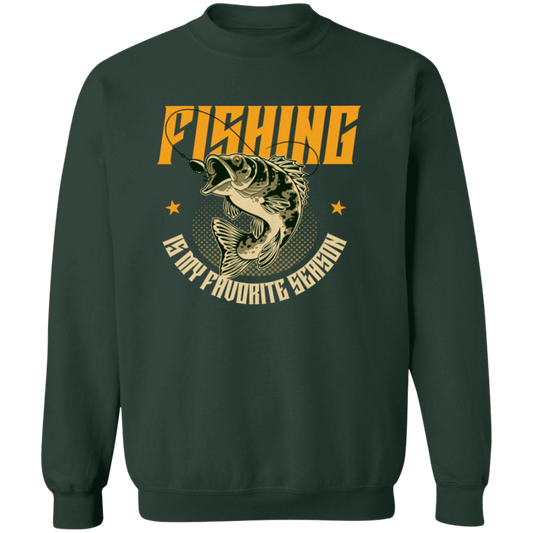 Fishing is my Favorite Season- Crew Neck Sweatshirt