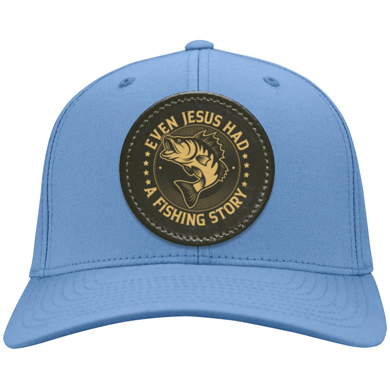 Even Jesus Had a Fishing Story- Twill Cap- Adjustable Hook & Loop Closure