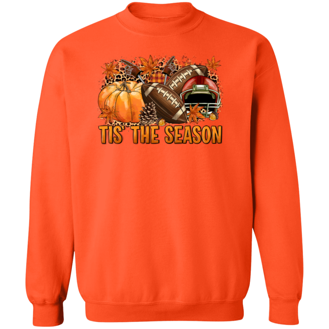 TIs The Season-Football Fall Pumpkin SweatShirt