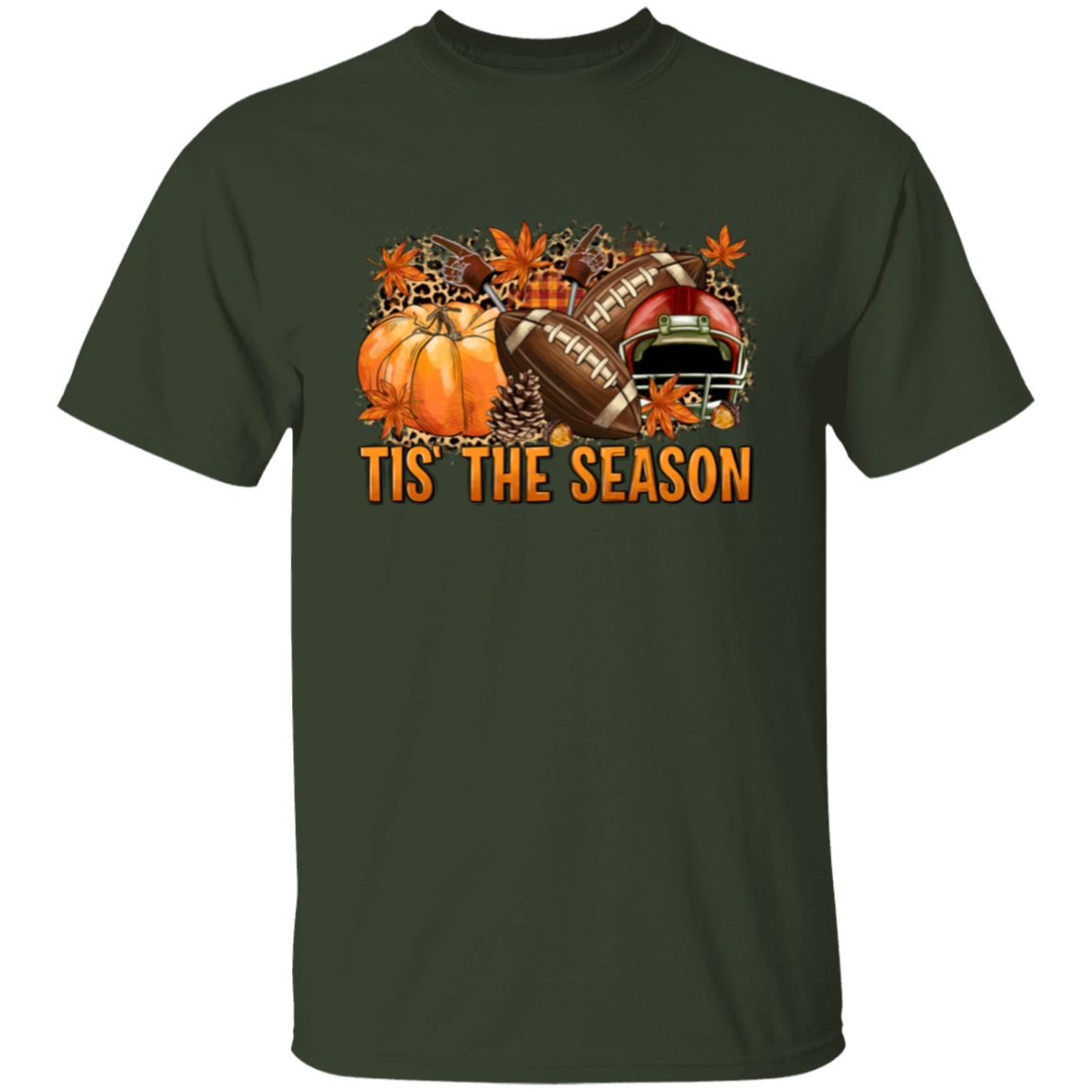 TIS The Season-Football Pumpkin Tee