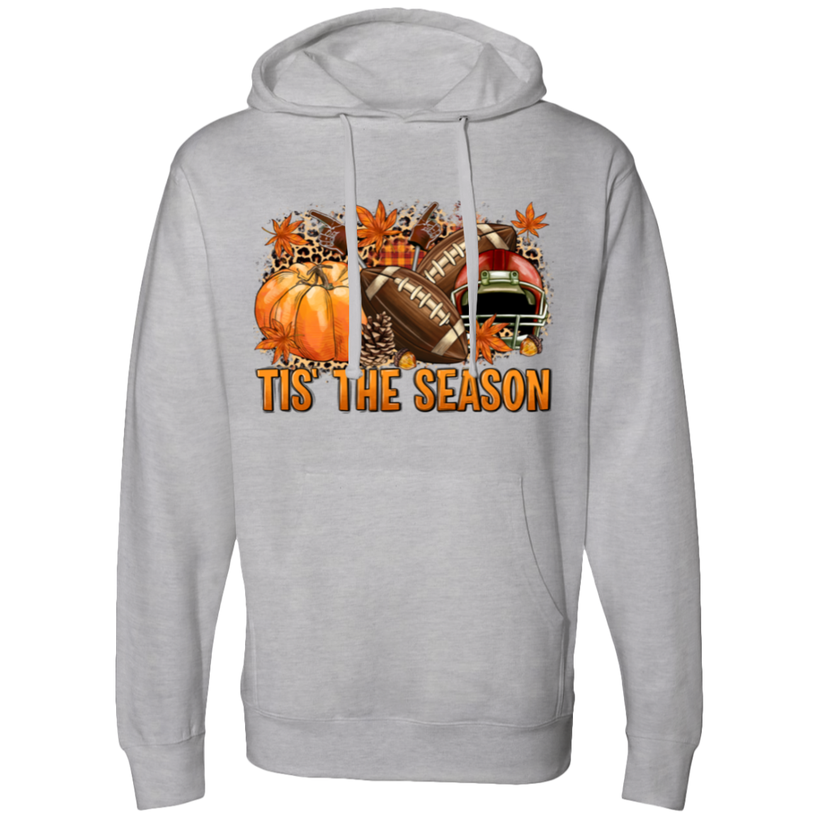 Tis The Season- Football-Fall Pumpkin Hoodie