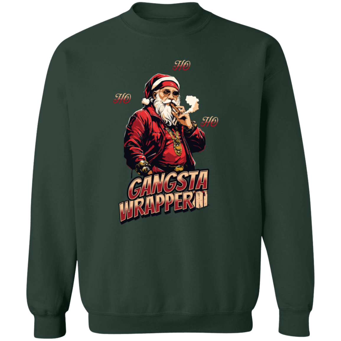 Gangsta Wrapper Crew Neck Sweatshirt