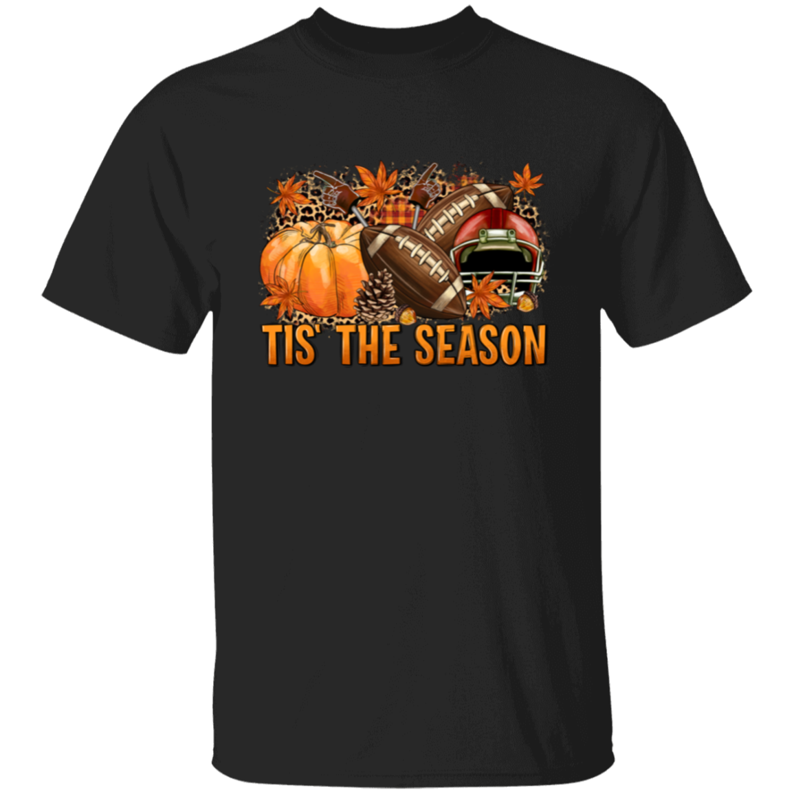 TIS The Season-Football Pumpkin Tee