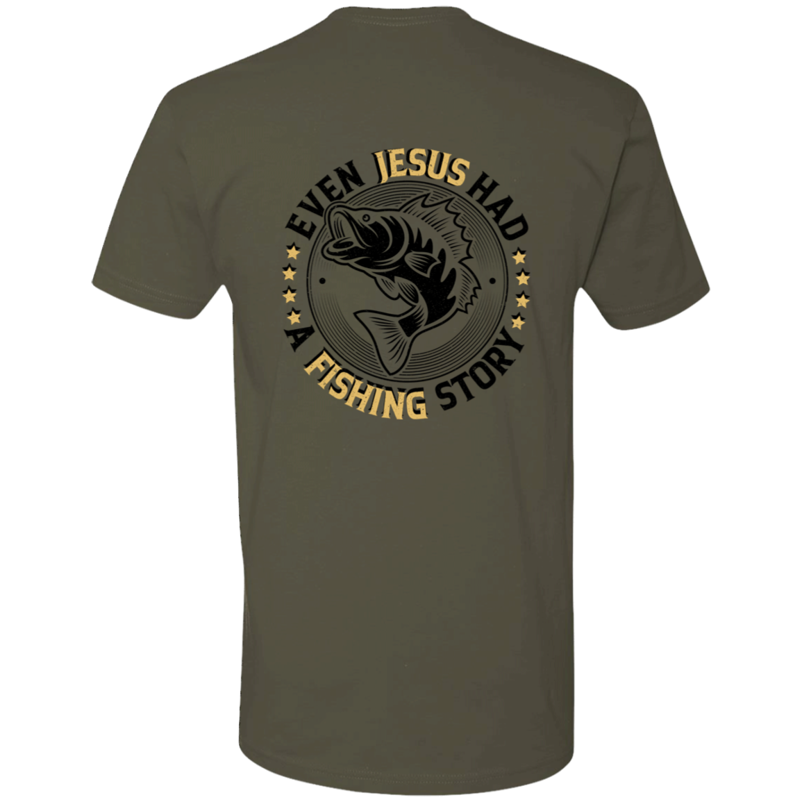 Premium Even Jesus had a Fishing Story- T-Shirt