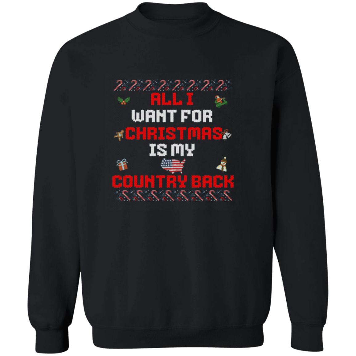 All I want for Christmas is...Crew Neck Sweater Xmas