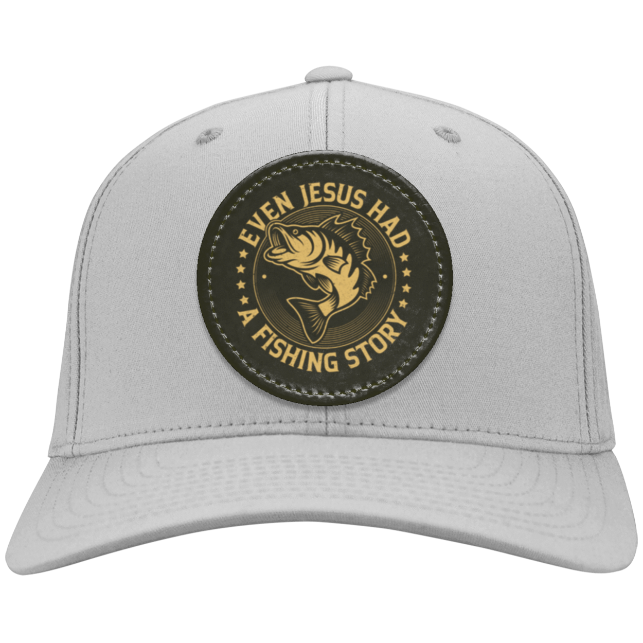 Even Jesus Had a Fishing Story- Twill Cap- Adjustable Hook & Loop Closure