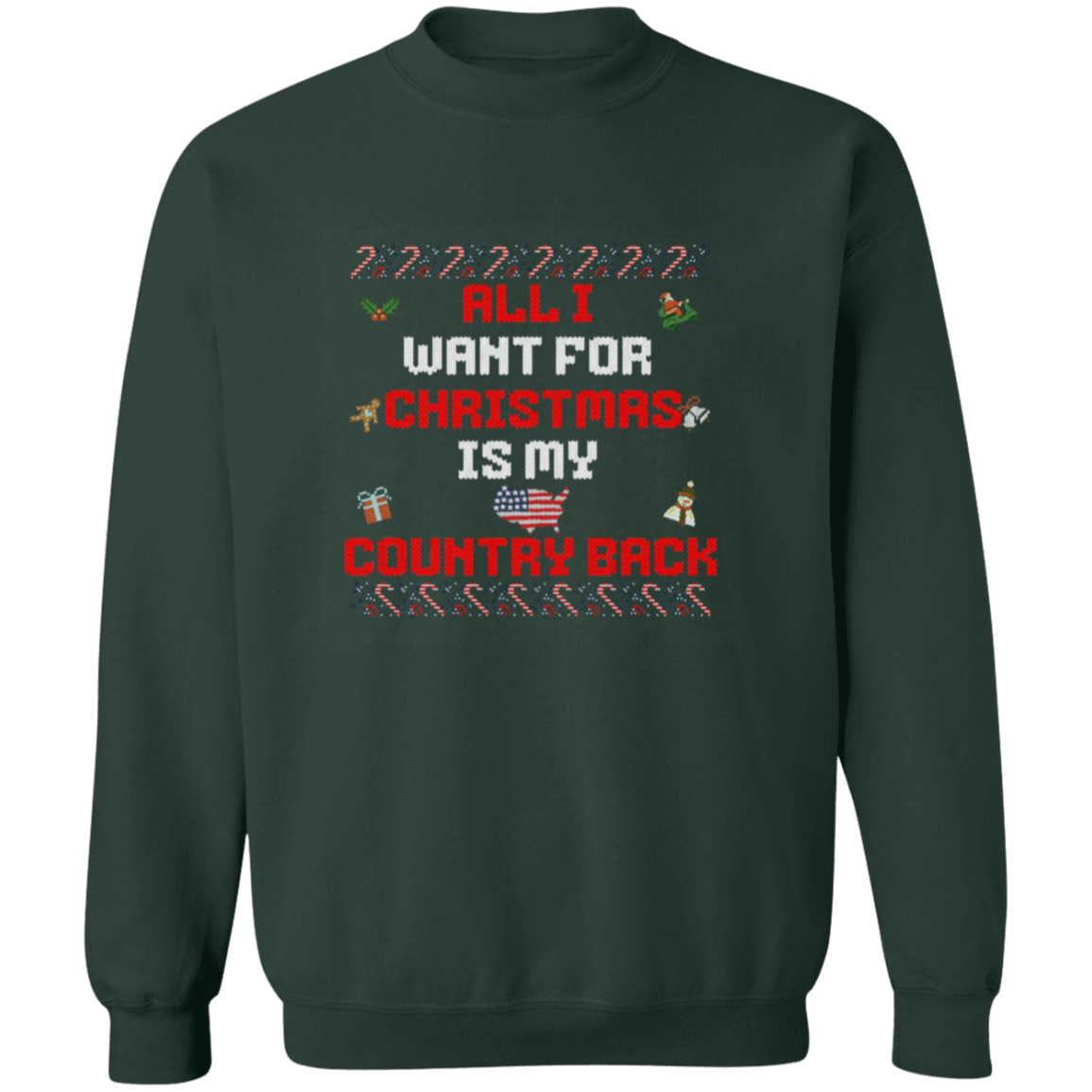 All I want for Christmas is...Crew Neck Sweater Xmas