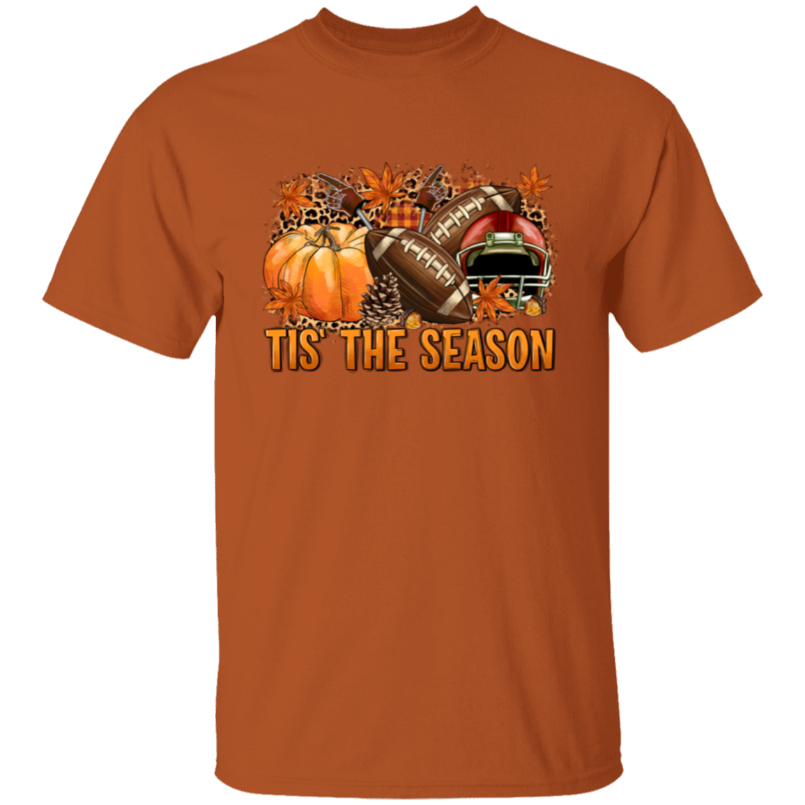 TIS The Season-Football Pumpkin Tee