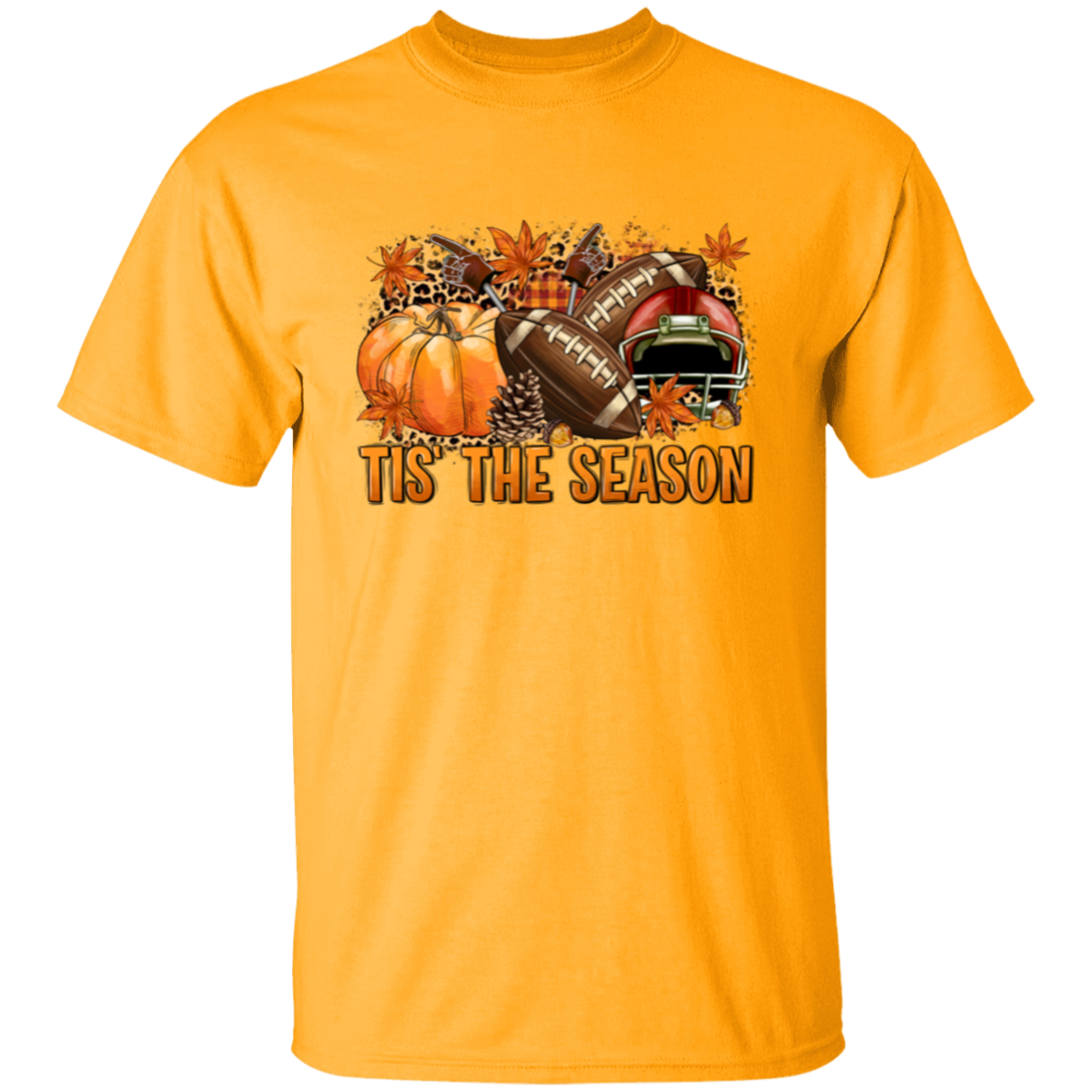 TIS The Season-Football Pumpkin Tee