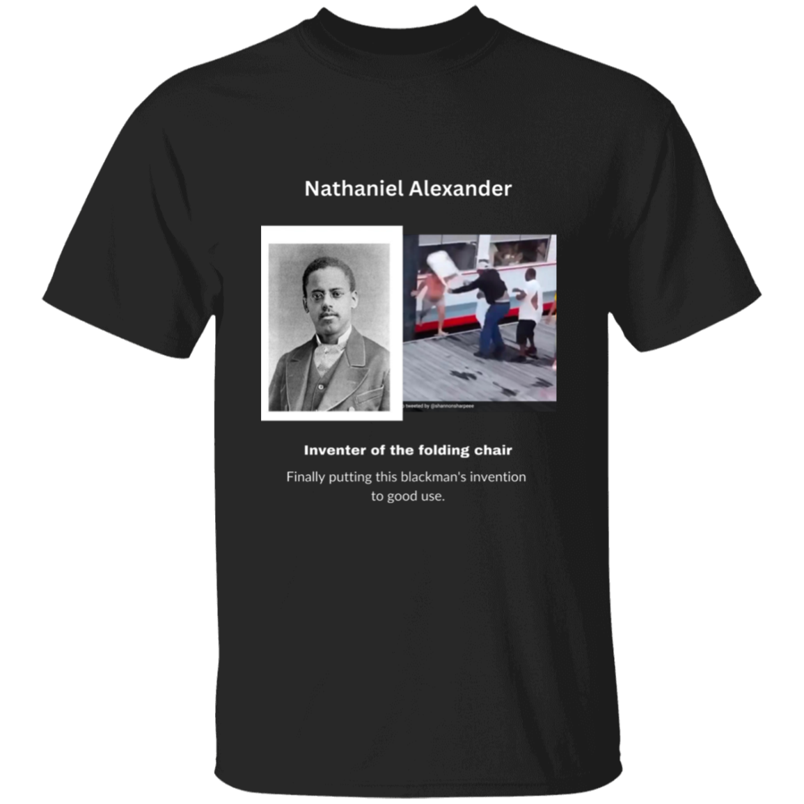 Nathaniel Alexander-folding chair shirt