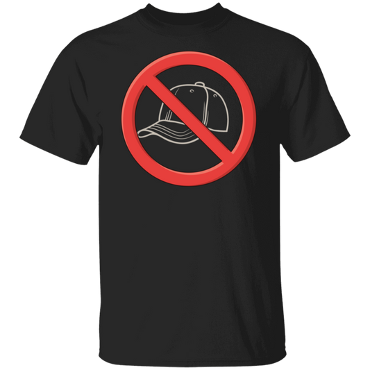 No Cap- Red Circle and Strike- T-Shirt