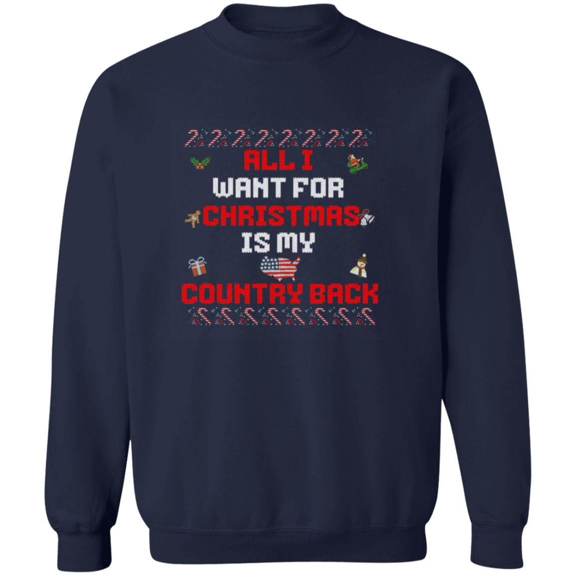 All I want for Christmas is...Crew Neck Sweater Xmas