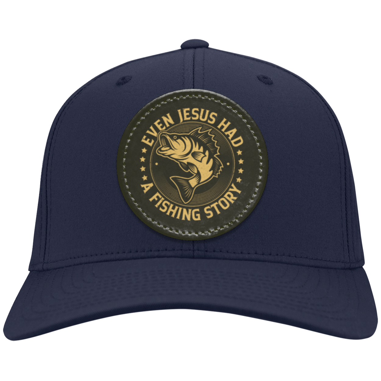 Even Jesus Had a Fishing Story- Twill Cap- Adjustable Hook & Loop Closure