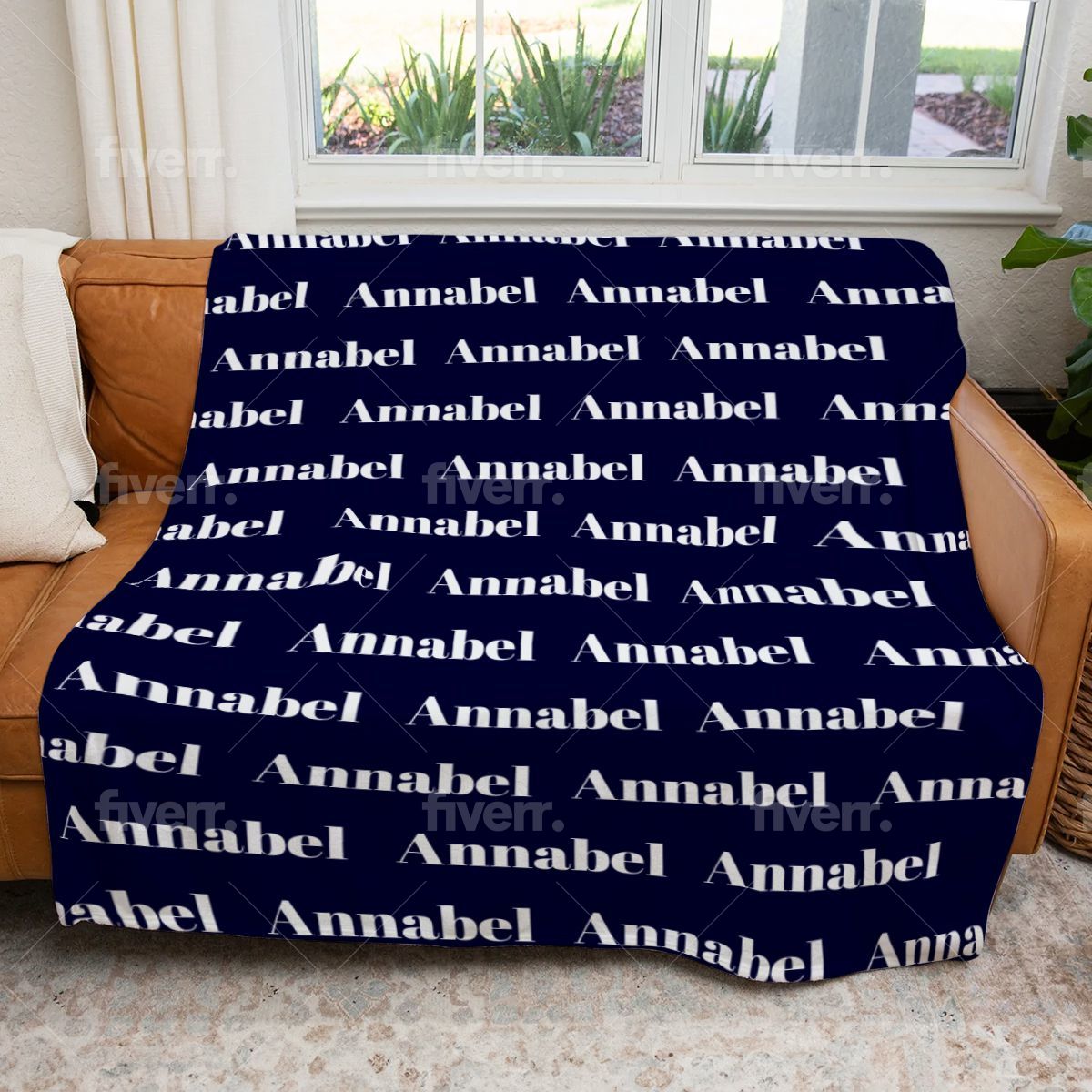 Personalized Name Blanket