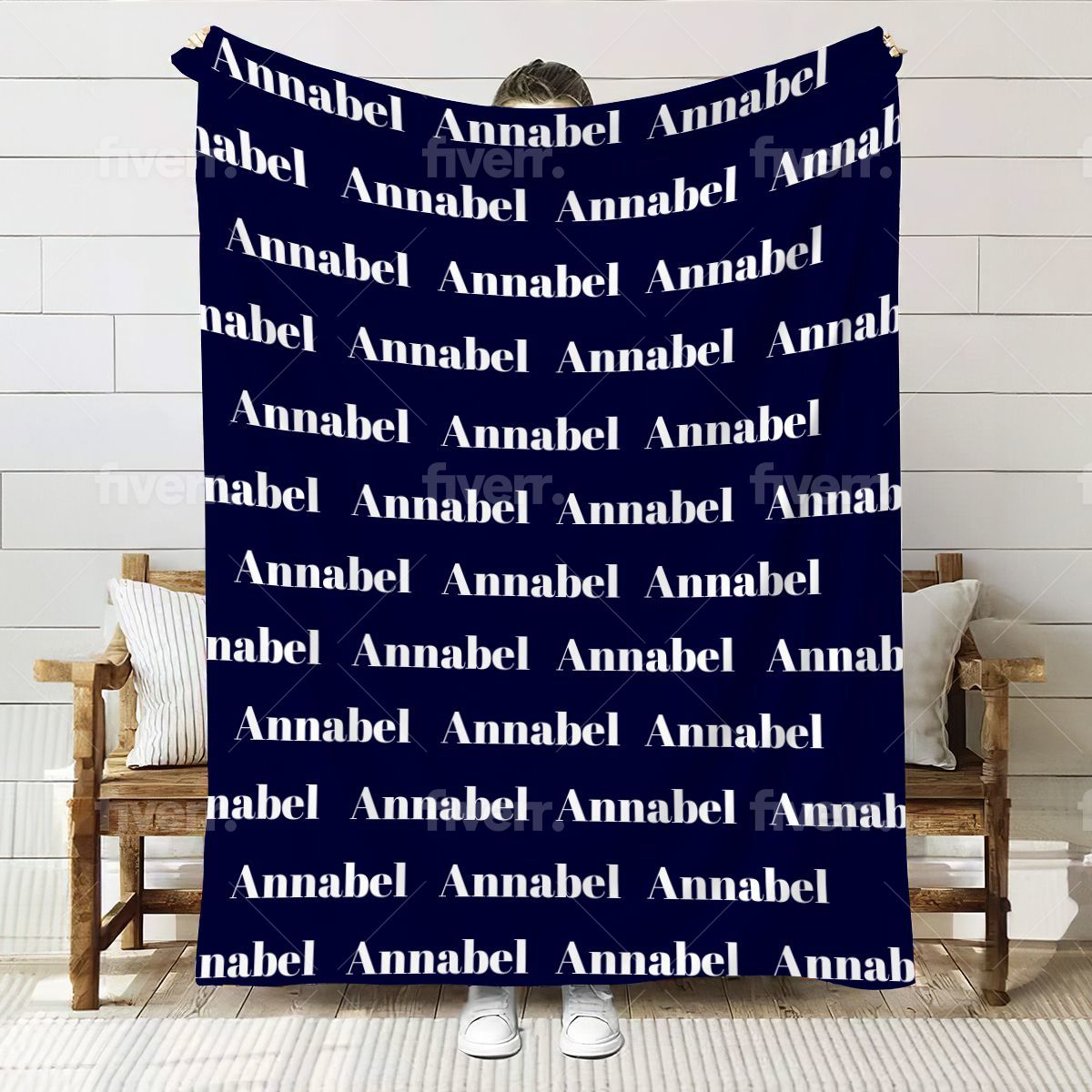 Personalized Name Blanket