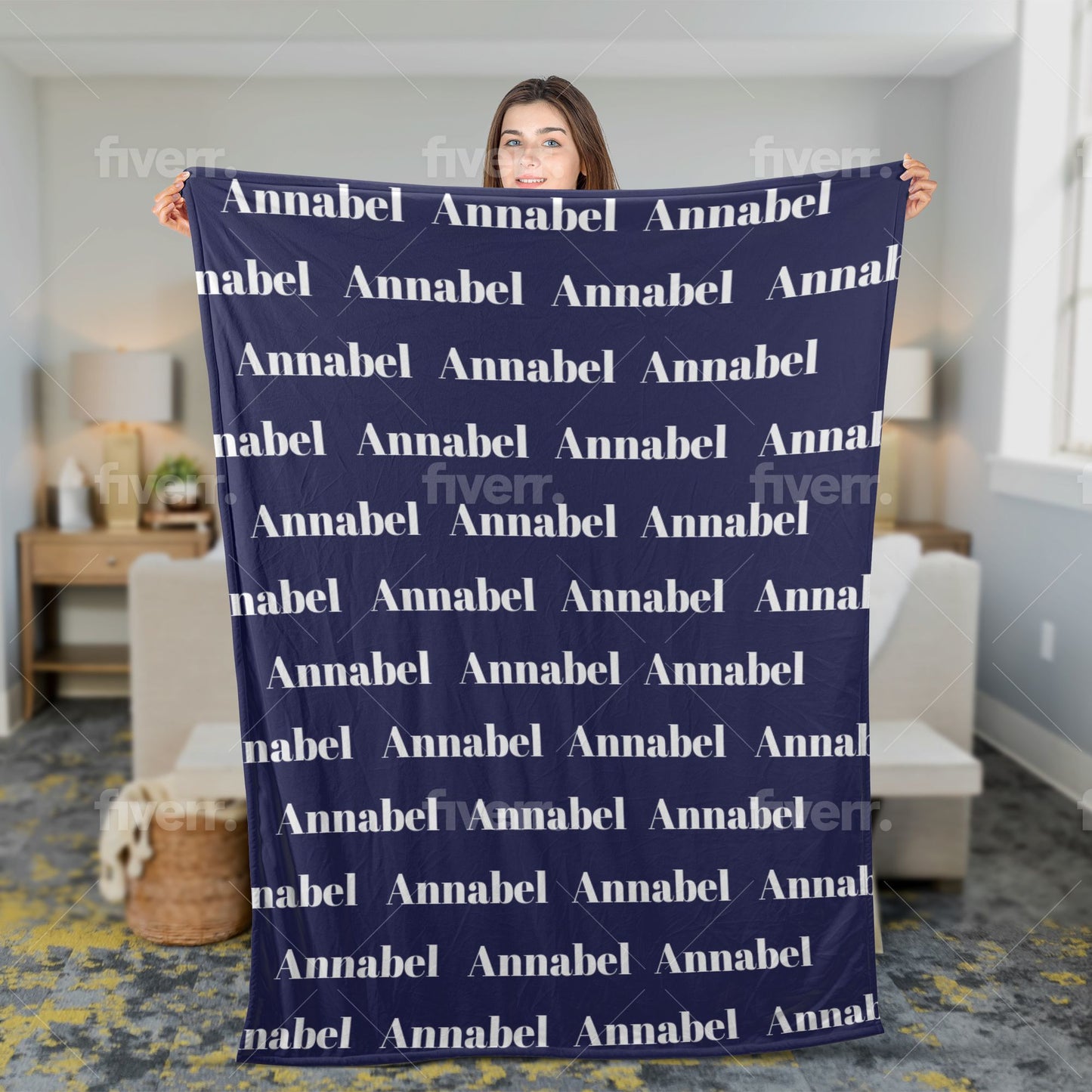 Personalized Name Blanket