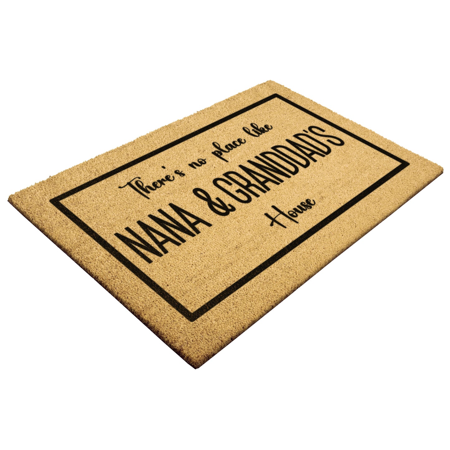 No Place Like Nana's and Granddad's House Outside Doormat