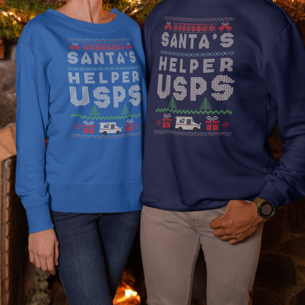 USPS SANTA HELPER SWEATSHIRT