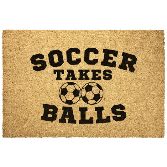 SOCCER TAKES BALLS