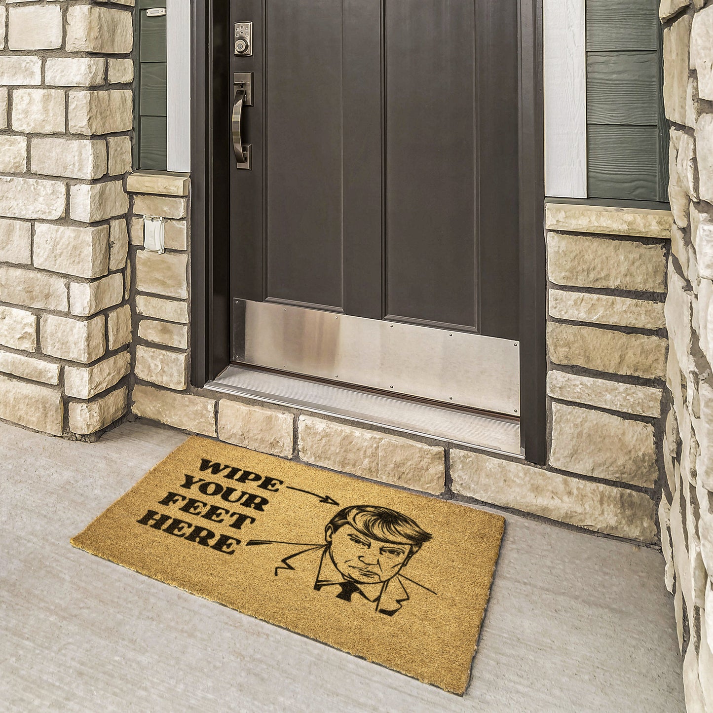WIPE YOUR FEET HERE-DOORMAT