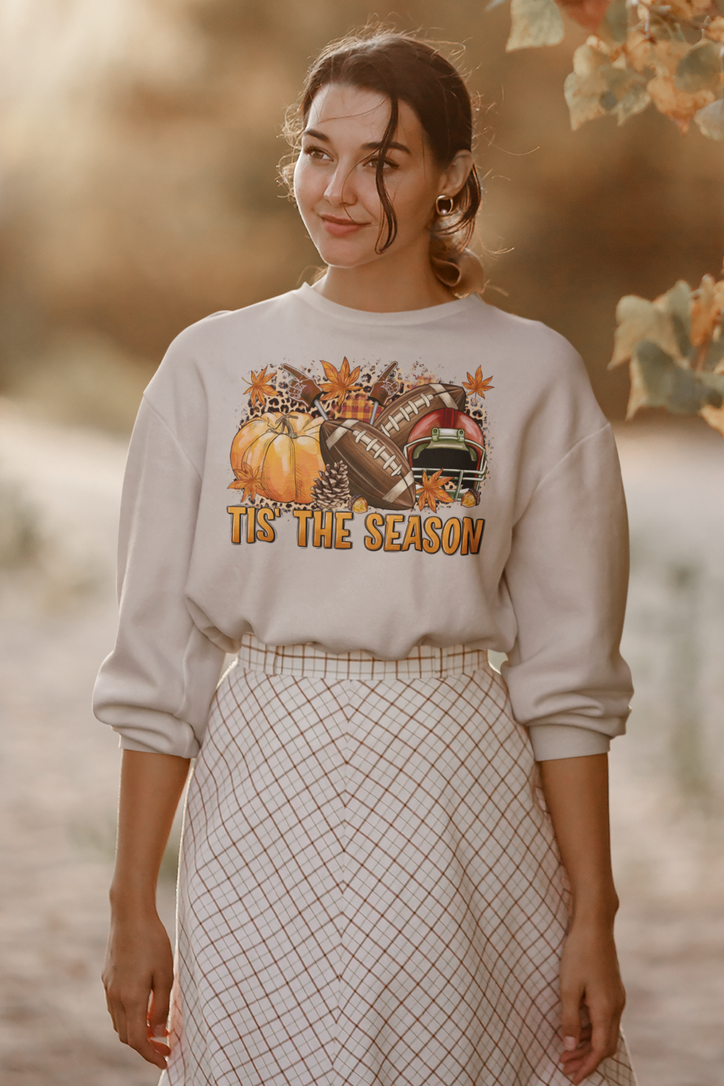 TIs The Season-Football Fall Pumpkin SweatShirt