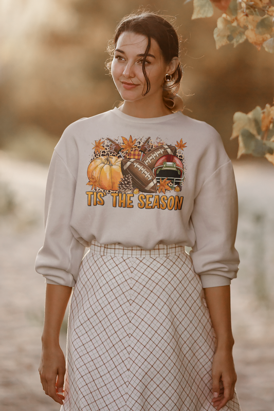 TIs The Season-Football Fall Pumpkin SweatShirt