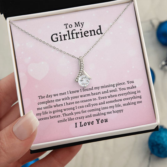 TO MY GIRLFRIEND-THE DAY WE MET- BEAUTY NECKLACE